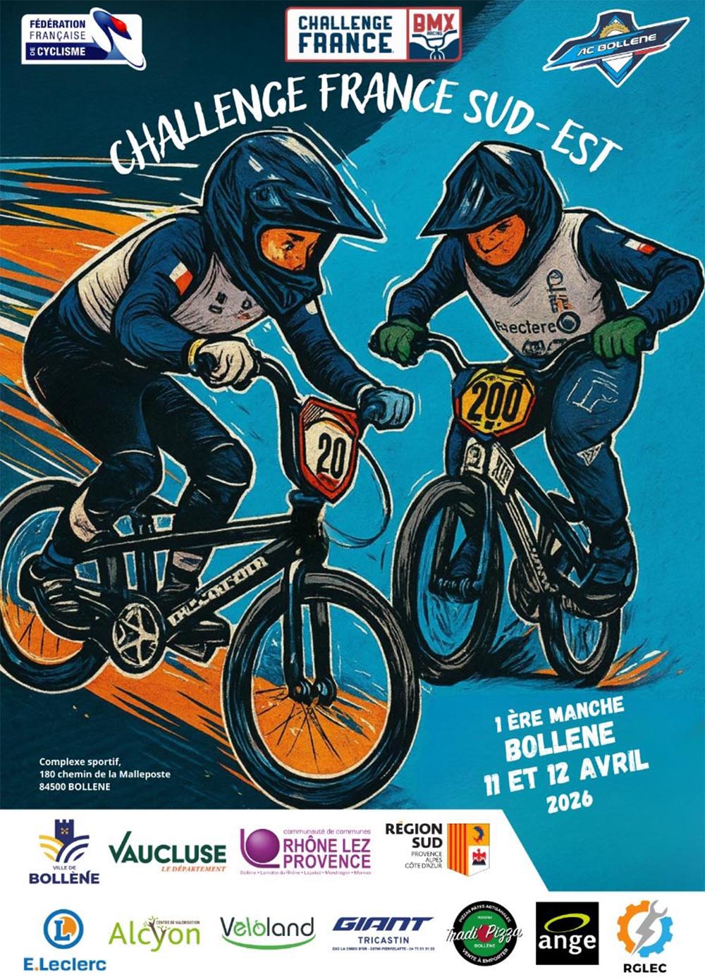 20260411 Affiche Challenge France SE1 Bollene